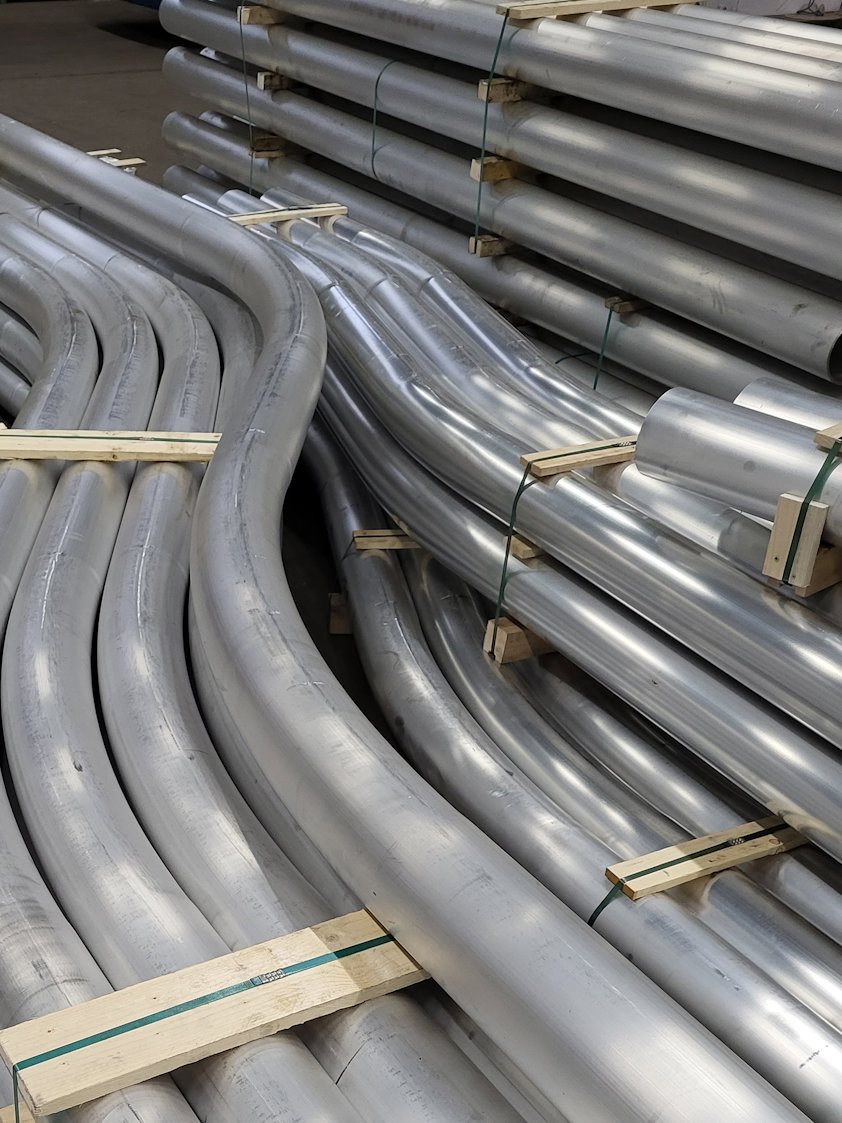 Aluminium connectivity tubes