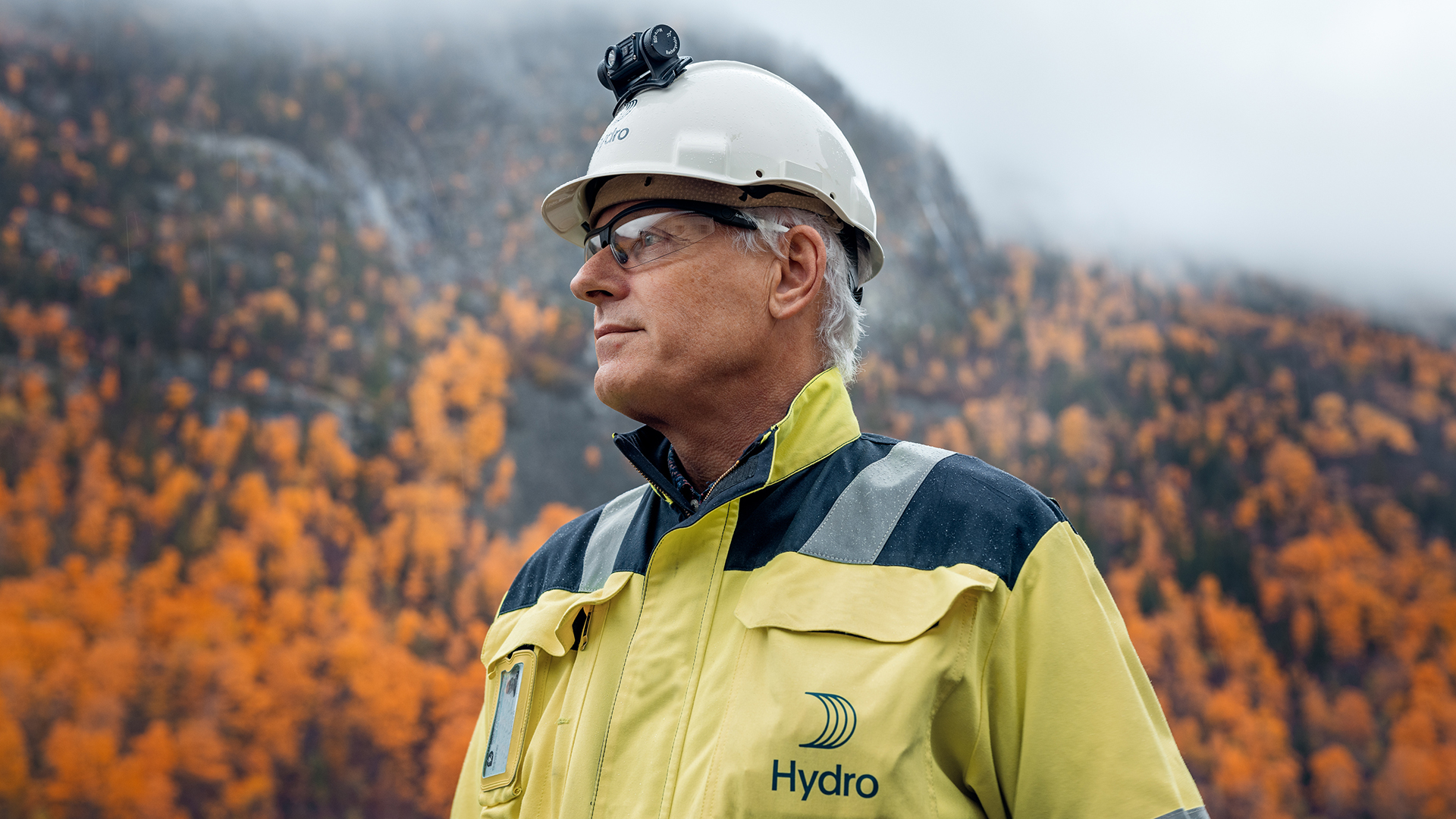 a man wearing a hard hat