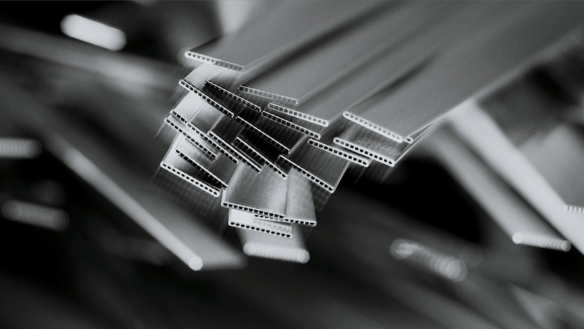 multiport precision tubes in aluminium