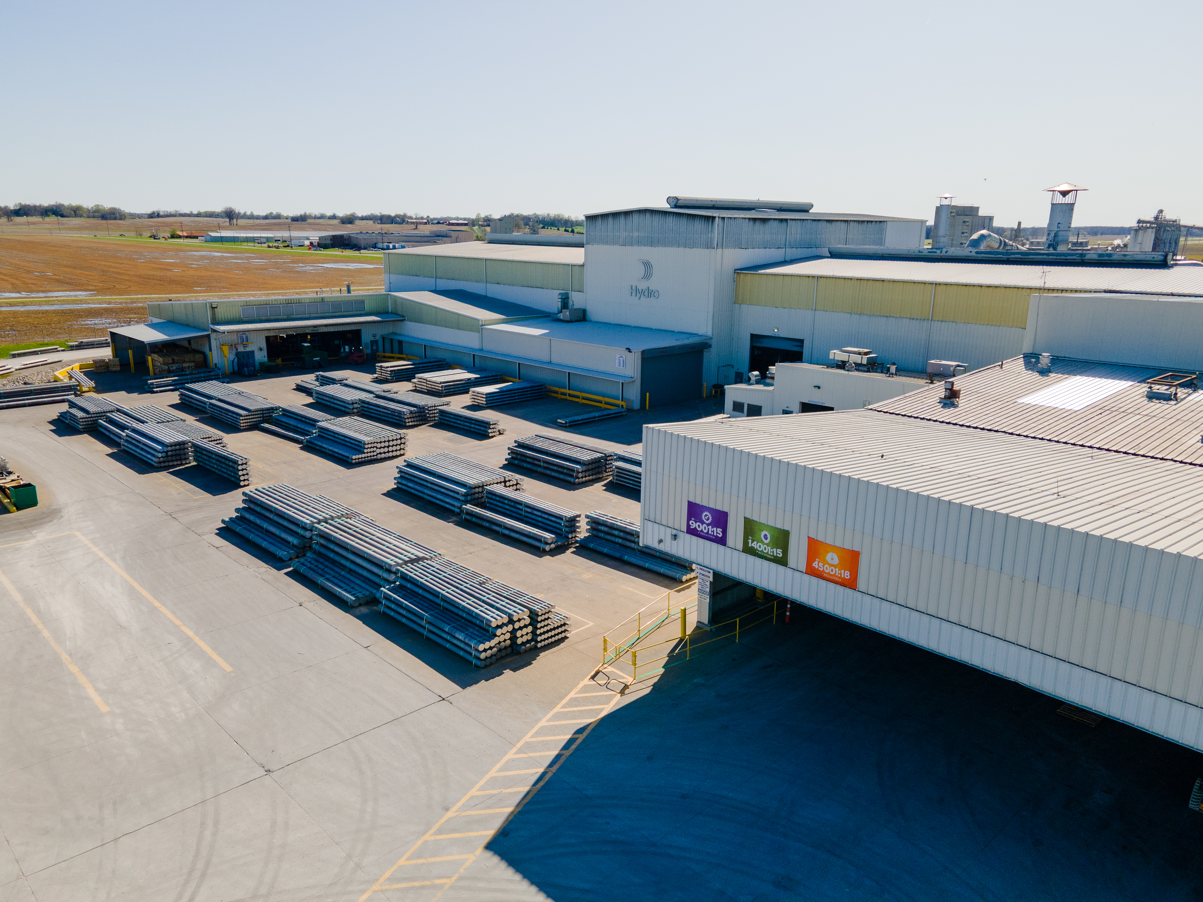 Hydro Aluminium Henderson plant aerial view 