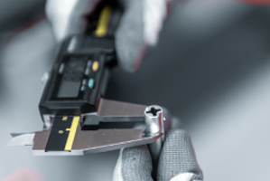 a person holding a device