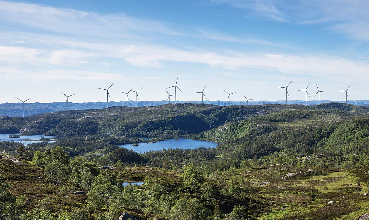Tonstad windfarm in Norway