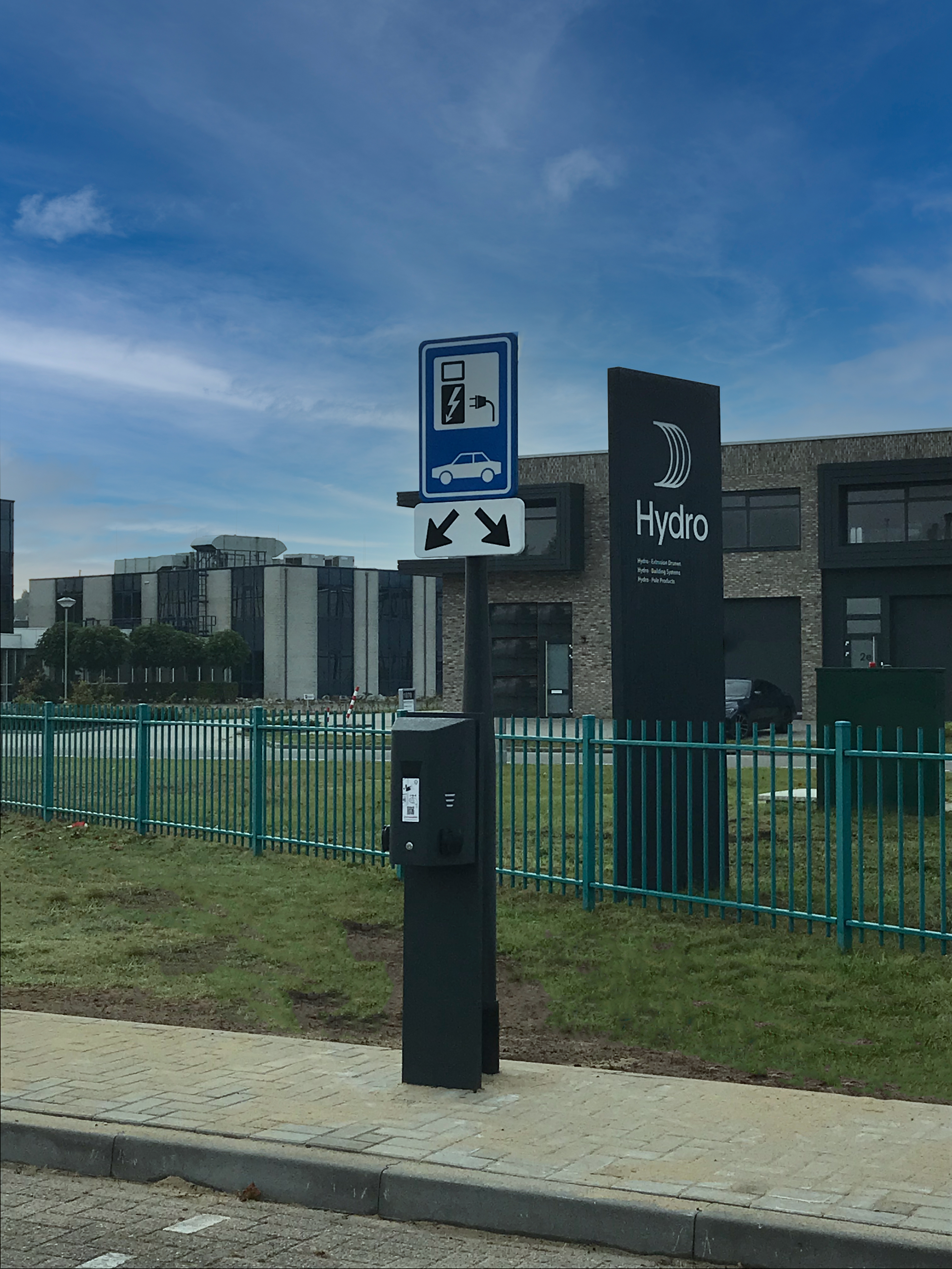 Ladestation bei Hydro Extrusions Drunen